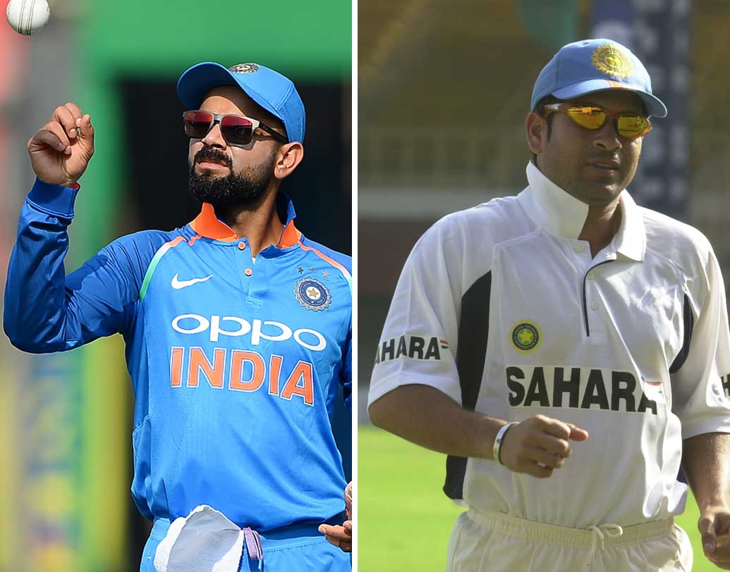 ঘরের মাঠে ১৬০টি একদিনের ম্যাচ খেলার পর সচিনের গড় ছিল ৪৮.১১। আর বিরাটের ক্ষেত্রে ৭৭টি একদিনের ম্যচের পর বিরাটের গড় ৫৯.২৫।