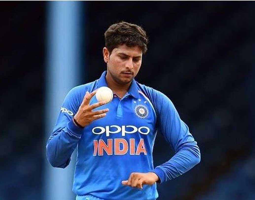 কুলদীপ যাদব: কুল-চা জুটি ভারতীয় স্পিন বোলিং আক্রমণের মূল স্তম্ভ। সীমিত ওভারের ম্যাচে বড় ভরসা কুলদীপ।