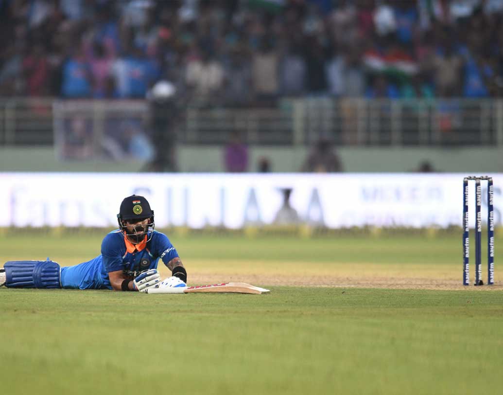 ২০১৬ সালে মোহালিতে ওয়ার্ল্ড টি২০। প্রথমে ব্যাট করে অস্ট্রেলিয়া করেছিল ১৬০ রান।