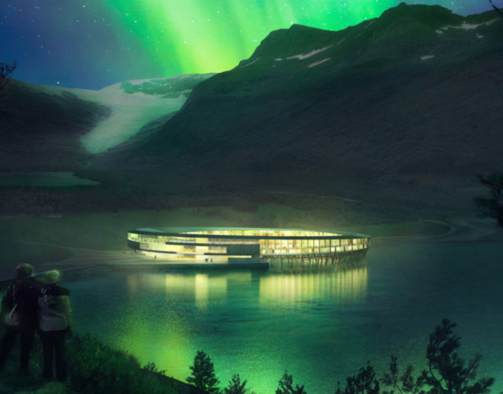 হোটেলটি থেকে হিমবাহ এবং প্রকৃতির ৩৬০ ডিগ্রি ভিউ উপভোগ করা যাবে। শীতের সময় উপভোগ করা যাবে সুমেরুপ্রভাও।