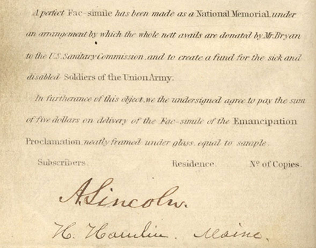 অ্যাব্রাহাম লিঙ্কন: ১৮৬৪ সালে মৃত্যুর আগে প্রাক্তন মার্কিন প্রেসিডেন্ট দাস প্রথার অবসান যে ৪৮টি সনদে স্বাক্ষর করেছিলেন, তা পরবর্তীতে নিলামে তোলা হয়েছিল। একটি স্বাক্ষর করা সনদের মূল্য ধার্য হয়েছিল প্রায় ২৮ কোটি টাকা।