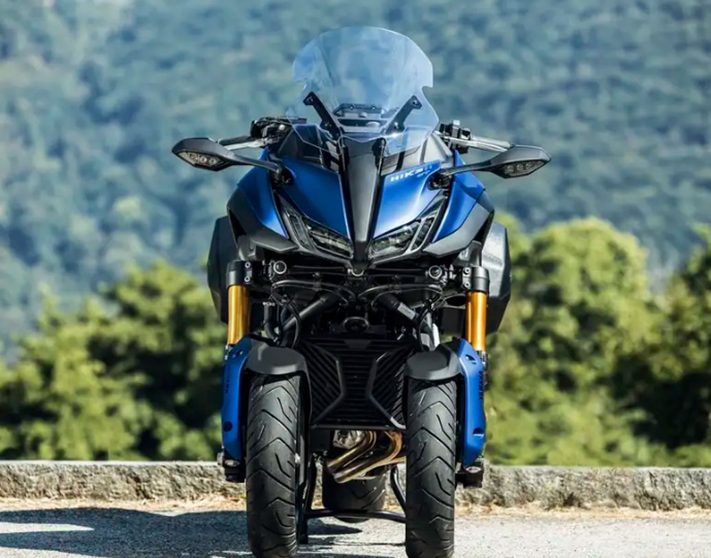 Yamaha unveils three-wheeled motorcycle Niken GT dgtl