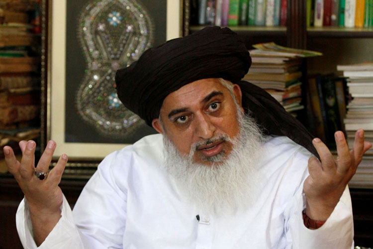 Pakistani religious leader Khadim Ussain Rizvi is arrested while trying to create unrest situation