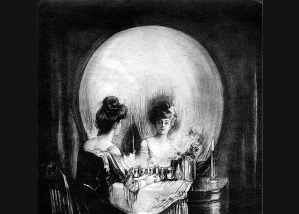 খুলি না মহিলা: প্রথম দেখাতেইখুলি চোখে পড়ার অর্থ আপনি বাস্তববাদী। সুন্দর জিনিস যে খুব বেশি দিন টেকে না তা বিশ্বাস করেন। আর যদি দেখেন, এক মহিলা আয়নার সামনে বসে রয়েছেন তার অর্থ আপনি কিন্তু ভীষণই অসচেতন।