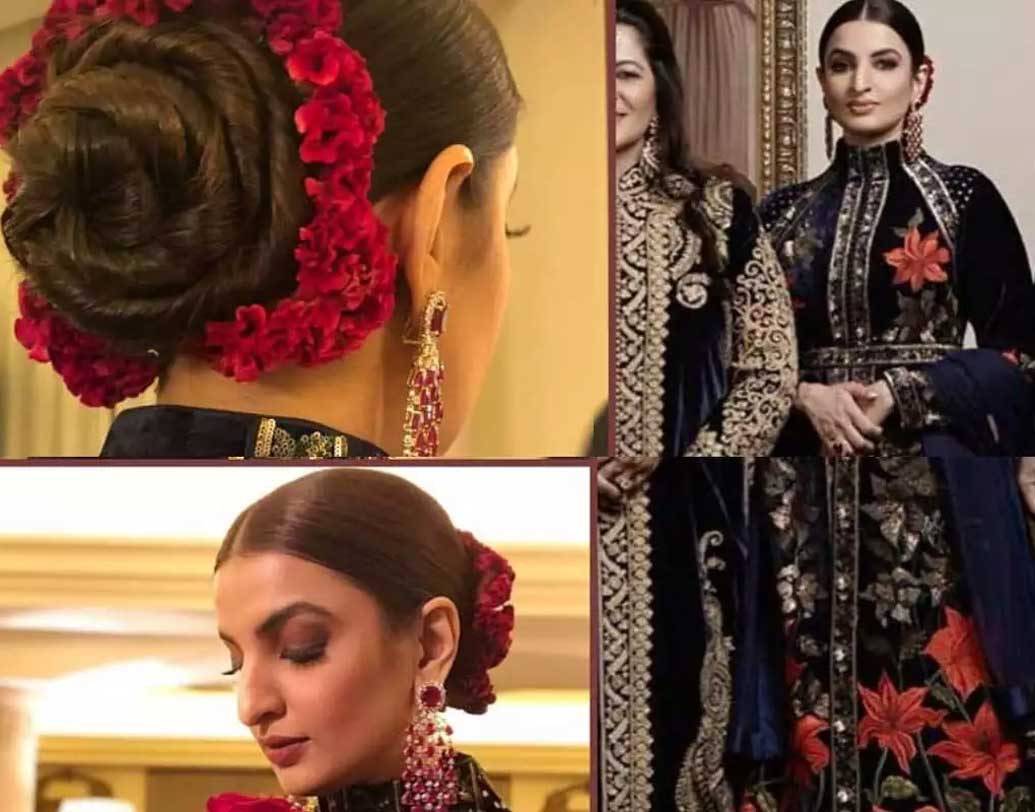 তাঁর সাজগোজ ও পোশাকের চর্চাও চলছে। প্রশংসিত হয়েছে তাঁর লুকস। ইনি কে বলুন তো?