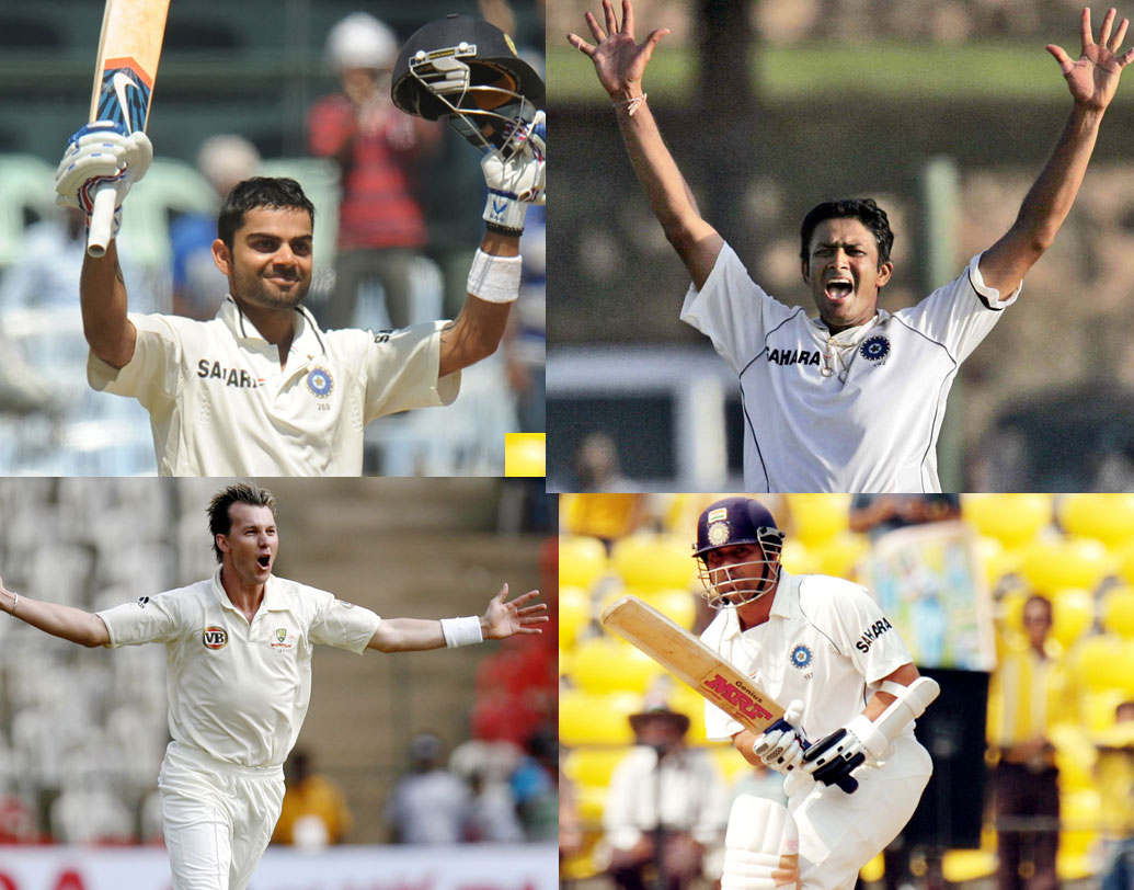 স্লেজিং-রেকর্ড-বিতর্ক। ভারত-অস্ট্রেলিয়া টেস্ট সিরিজ মানেই যাবতীয় রসালো উপাদানই মজুত। হপ্তাখানেকও  বাকি নেই, অস্ট্রেলিয়ার মাটিতে শুরু হবে দু’দেশের ক্রিকেট-লড়াই। এরই ফাঁকে দেখে নিন, ভারত-অস্ট্রেলিয়া টেস্ট সিরিজে কয়েকটি রেকর্ড ভাঙা-গড়ার কথা।