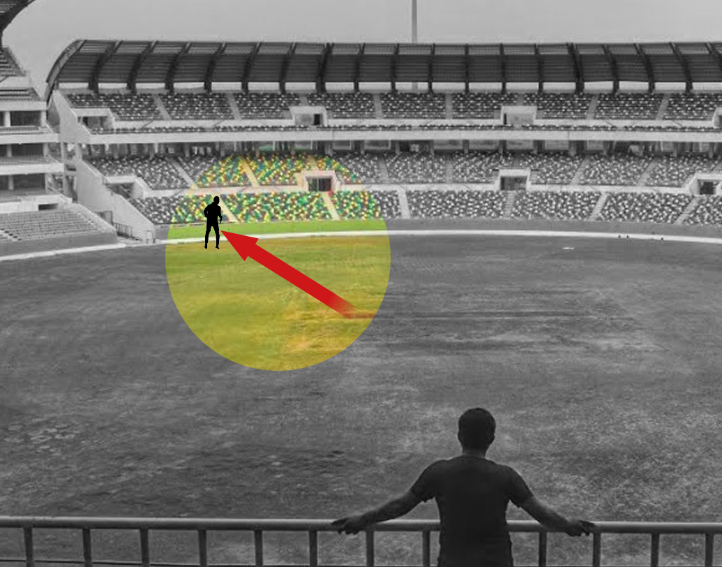 লং লেগ: ডিপ স্কোয়ার লেগ এবং ডিপ ফাইন লেগের মাঝ খানের একটি স্থান। ব্যাটসম্যানের হুক করার প্রবণতা থাকলে এই জায়গায় ফিল্ডার রাখা হয়। ব্যাটসম্যানের উপর চাপ তৈরি করার জন্যই এমন করেন বিপক্ষ দলের অধিনায়ক।