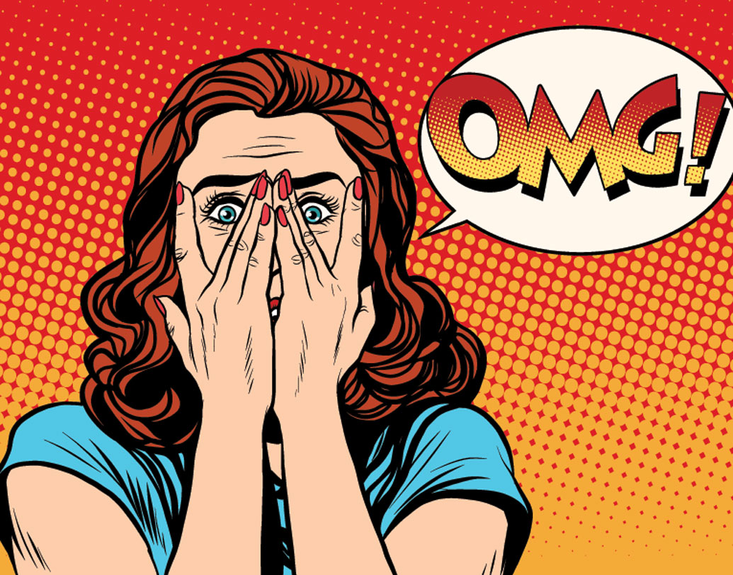 ফেসবুক আসার পর এই শর্ট ফর্মের এতই জনপ্রিয়তা বাড়ে যে, ‘ওএমজি’ লেখা জিফ ইমেজ ও স্টিকারও চলে আসে সোশ্যাল মিডিয়াগুলোয়। শুধু ওএমজি-ই নয়, এলওএল (লোল), এএসএপি (অ্যাজ সুন অ্যাজ পসিবল) ইত্যাদি অ্যাব্রিভিয়েশন নিয়েও মজাদার স্টিকার তৈরি হয়।