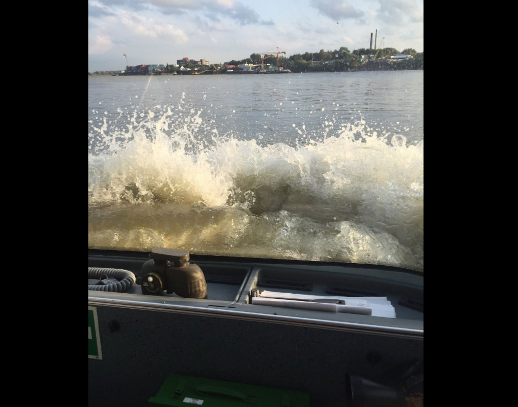 বাসটা নদীতে ভেসে বেড়ানোর জন্য উপযুক্ত কি না, তা দেখা হয়। তার পরই বাসটি এলবে নদীর মধ্যে ভেসে বেড়ায় একটা স্টিমার বোটের মতোই। সবমিলিয়ে ৮০মিনিটের মতো চড়া যায় এই বাসে।