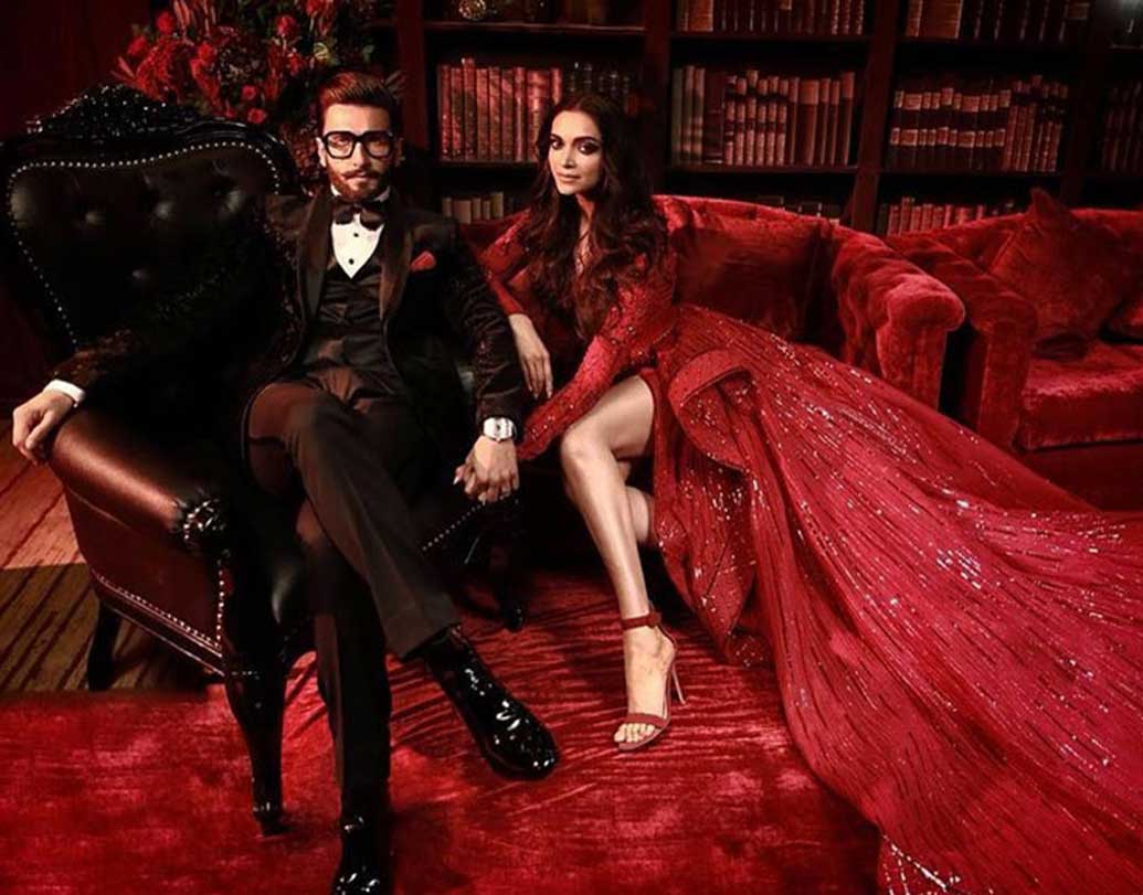 জুহেইর মুরেদের ডিজাইনের থাই স্লিট লাল গাউনের সঙ্গে রেড স্টিলেটো পরেছিলেন দীপিকা পাড়ুকোন। আর রণবীর সিংহের পরনে ছিল রোহিত গাঁধী-রাহুল খন্নার ডিজাইনের স্যুট। সঙ্গে ছিল স্টাইলিশ চশমাও। বলরুমে তাঁদের নাচ ছিল চোখে পড়ার মতো।