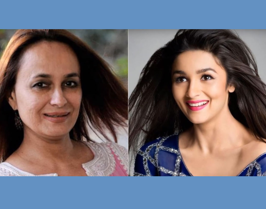 সোনি রাজদান এবং আলিয়া ভট্ট: সোনি রাজদান এবং মহেশ ভট্টের মেয়ে আলিয়া। এক জন জনপ্রিয় অভিনেত্রী। অভিনেত্রী-পরিচালক সোনির মেয়ে আলিয়াকে কিন্তু অনেকটাই মায়ের মতোই দেখতে।