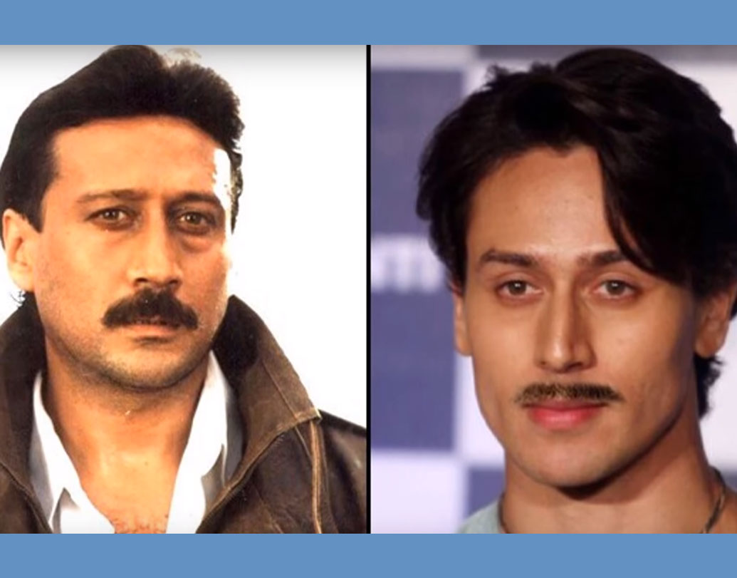 জ্যাকি শ্রফ এবং টাইগার শ্রফ: জ্যাকির মতো জনপ্রিয়তা না পেলেও বলিউডে টাইগার শ্রফের নিজস্ব একটা পরিচিতি আছে। তাঁকে ভারতীয় স্ট্যালোনও বলছেন অনেকে। কম বয়সের জ্যাকি এবং টাইগারের চোখ-মুখের মধ্যে অদ্ভুত মিল রয়েছে।