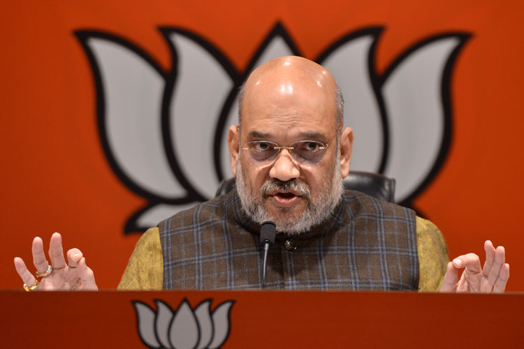 Amit Shah is visiting BJP MP's house to cool down their agitation