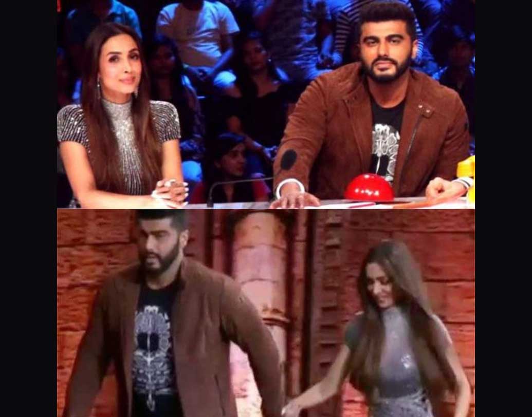 অপর একটি রিয়্যালিটি শোয়ে প্রতিযোগীর সঙ্গে পা মেলাতে যাচ্ছিলেন মালাইকা, তখন অর্জুন এসে মালাইকার হাত ধরে নিয়ে যান মঞ্চে। পাশেও বসতেন সব সময়।