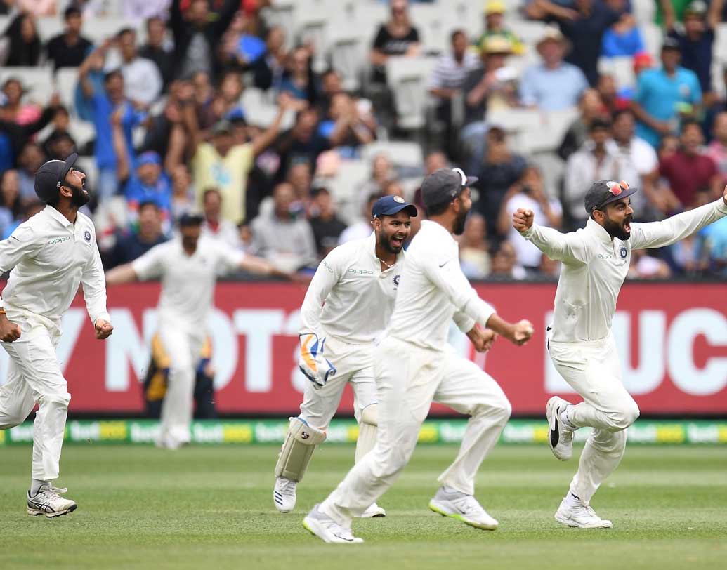 ২০১৮ সালে বিদেশের মাটিতে ৪৪৩ রানই কোনও দলের বিরুদ্ধে ভারতীয় দলের সর্বোচ্চ রান।