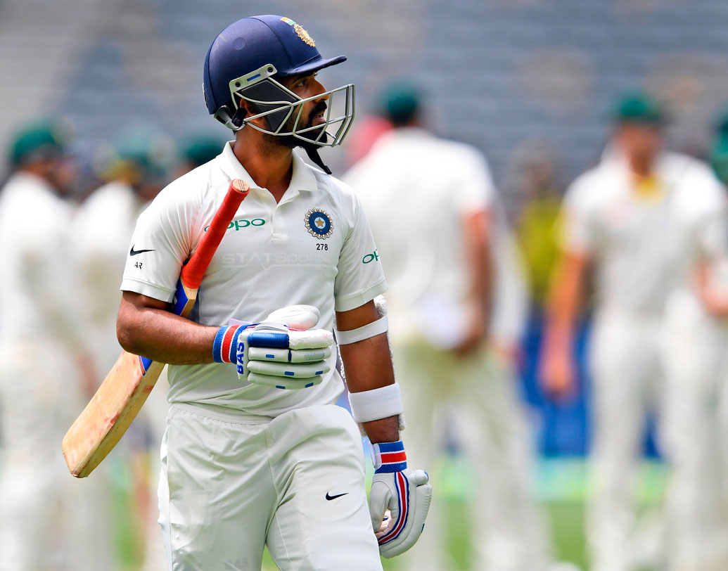 রোহিত একেবারেই কিছু করতে পারেননি। তৃতীয় টেস্টে রাহানে সুযোগ পান প্রথম একাদশে, ৪৮ রান করেন তিনি।