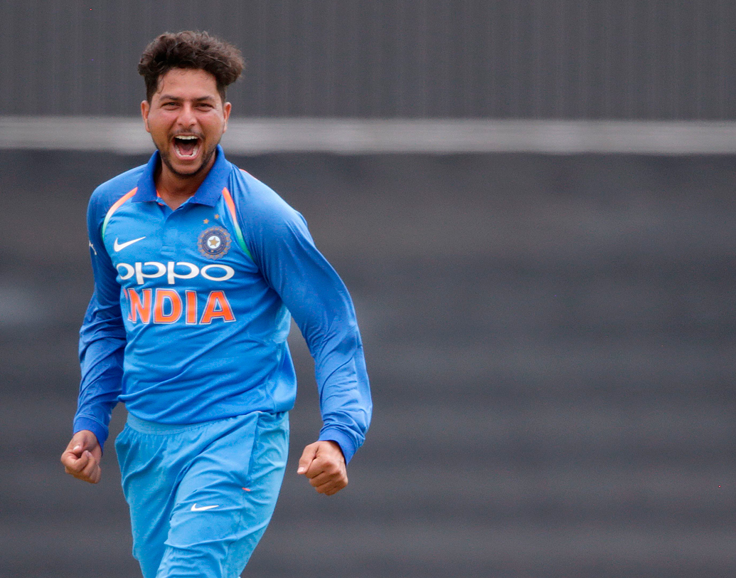 কুলদীপ যাদব: বাঁহাতি এই চায়নাম্যানের সামনে কার্যত নাস্তানাবুদ হতে হচ্ছে প্রোটিয়াদের। আজও তাঁর দিকে তাকিয়ে থাকবে ভারত। ছবি: এএফপি।