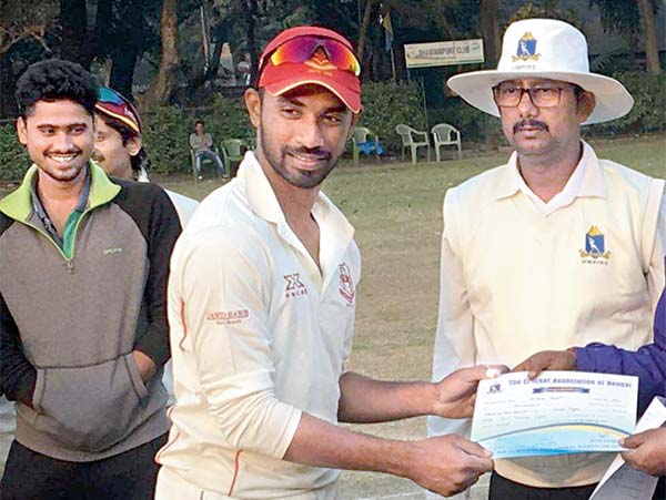 Writam Porel scored triple century in first class cricket for Bhawanipur Cricket Club