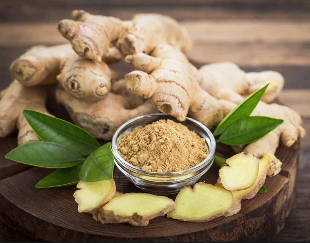 আদা: যে কোনও সর্দি, কাশি ও জ্বরে আদার রস খুবই উপকারী। ঋতুকালীন ব্যথা এবং পেশির ব্যথায় আদার ভূমিকা অনস্বীকার্য।