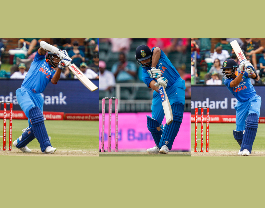 বুমবুম টপ অর্ডার: প্রথম চার ম্যাচে রান পাননি রোহিত শর্মা। পঞ্চম ওয়ানডেতে সেঞ্চুরি করে ম্যাচ জিতিয়েছেন। দুরন্ত ফর্মে আছেন শিখর ধবন। তার সঙ্গে তিন নম্বরে বিরাট কোহালি। এই ত্রয়ীর ব্যাটের কোনও উত্তর খুঁজে পায়নি রাবাদা-মর্কেলরা। ছবি এপি, এএফপি।