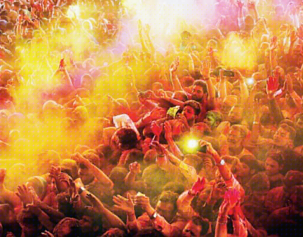 বৃহস্পতিবার জয়পুরের গোবিন্দ দেবজি মন্দিরে। ছবি: পিটিআই