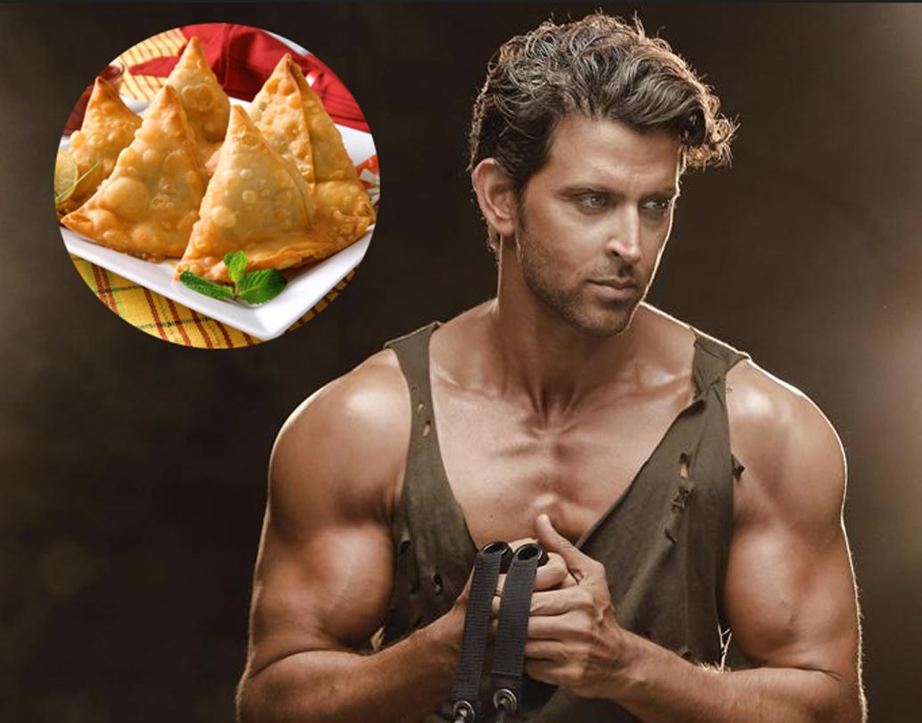 হৃতিক রোশন: স্বাস্থ্যের ব্যাপারে বরাবরই খুঁতখুঁতে হৃতিক। পছন্দ করেন হেলদি ডায়েট। ক্যালোরি মেপে খাওয়া এবং শরীরচর্চা—দু’টোই সবচেয়ে বেশি পছন্দ হৃতিকের। কিন্তু, সুযোগ পেলেই নাকি সিঙ্গাড়ার প্লেট নিয়ে বসে পড়েন। একবারে ডজন খানেক সিঙ্গাড়া নাকি একসঙ্গে খেতে পারেন ‘গ্রিক গড’।