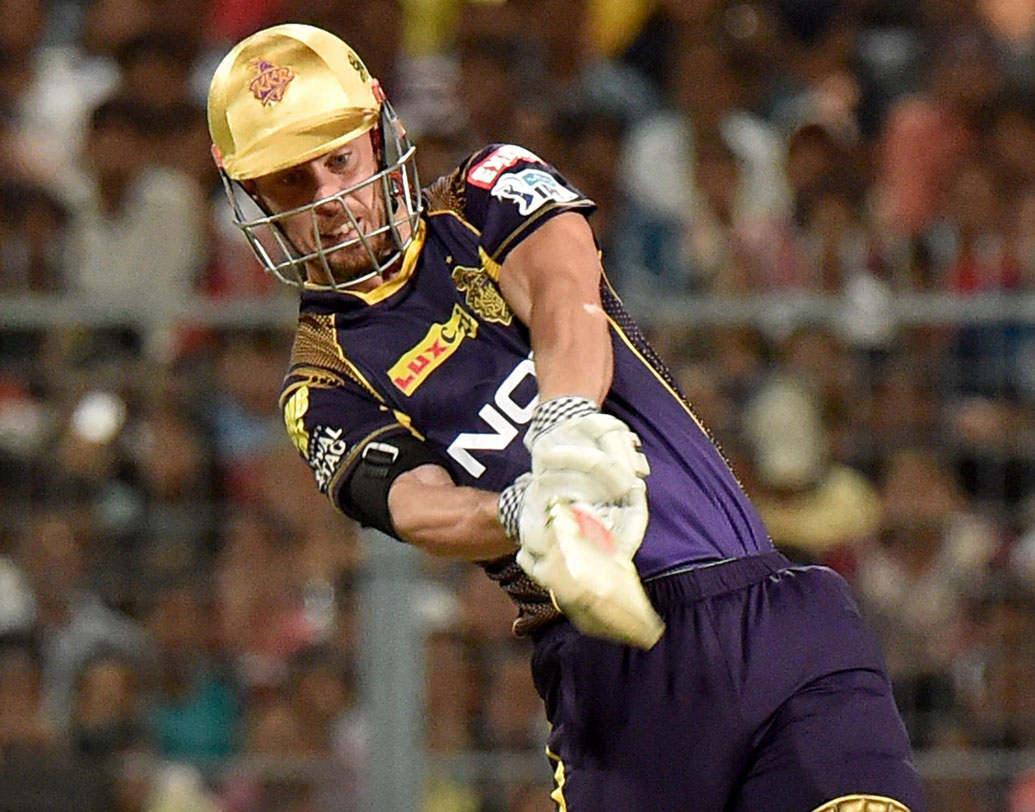 ত্রিস লিন: পঞ্জাবের বিরুদ্ধে আজ একটা ভাল শুরুর দিকে তাকিয়ে থাকবে নাইটরা। সে ক্ষেত্রে ডানহাতি এই ওপেনারের উপর অনেকটাই নির্ভর করবে কলকাতা। ছবি: পিটিআই।