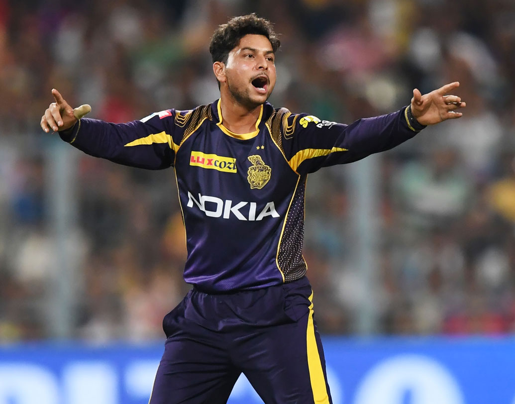 কুলদীপ যাদব: বাঁহাতি এই চায়নাম্যানের পারফরম্যান্সের উপর নির্ভর করবে ম্যাচের ভাগ্য। ছবি: এএফপি।