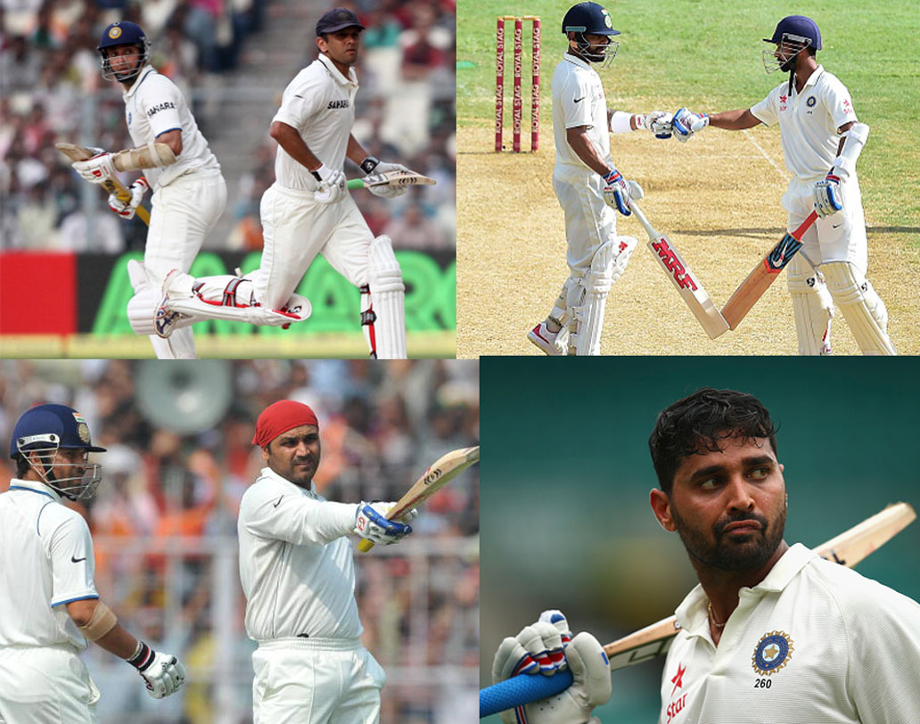 Some India's highest partnership in Tests dgtl