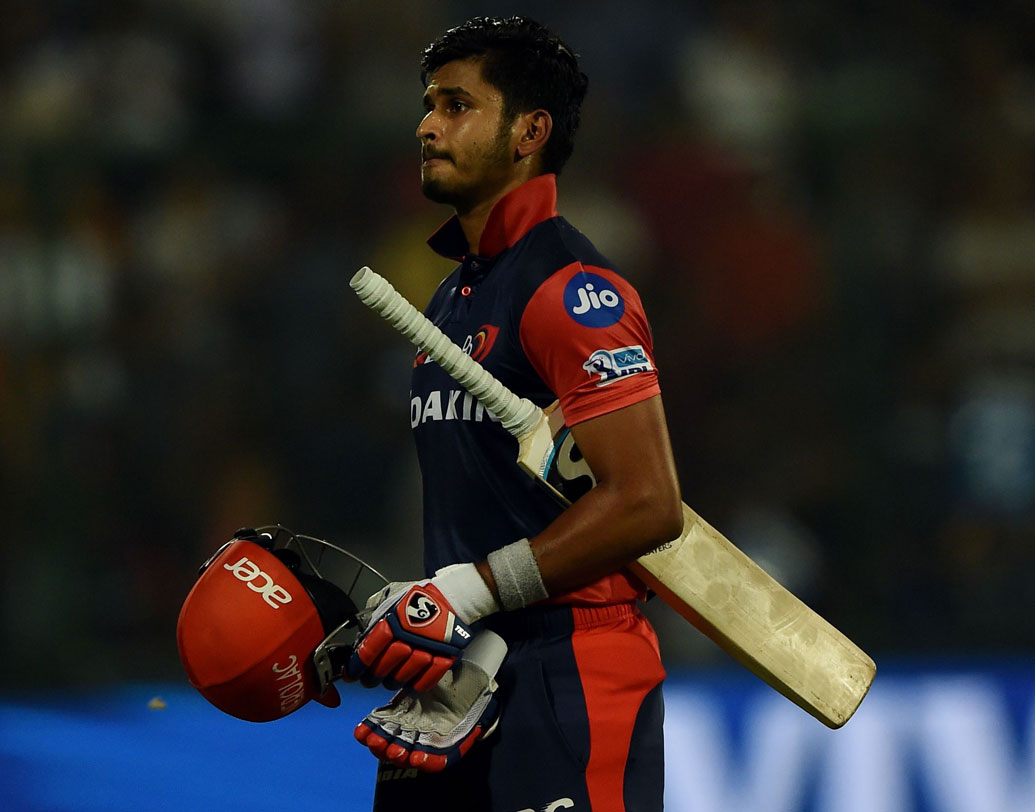 ঘরোয়া মরসুমে অসাধারণ পারফরম্যান্সের সুবাদে ২০১৫ আইপিএলে সবচেয়ে বেশি দামের আনক্যাপড ক্রিকেটার হন। ৪৩৯ রান করে এমার্জিং প্লেয়ার হন। ছবি: এএফপি।