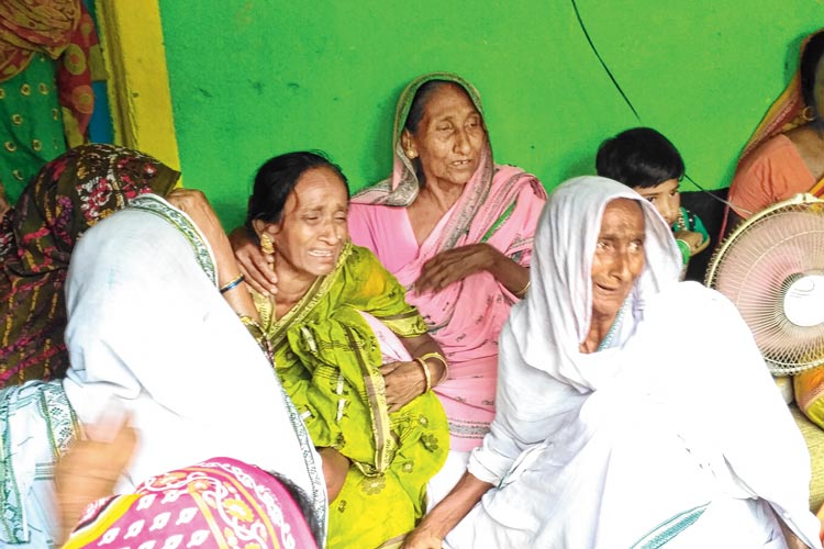 TMC supporter got murdered in Bhatar