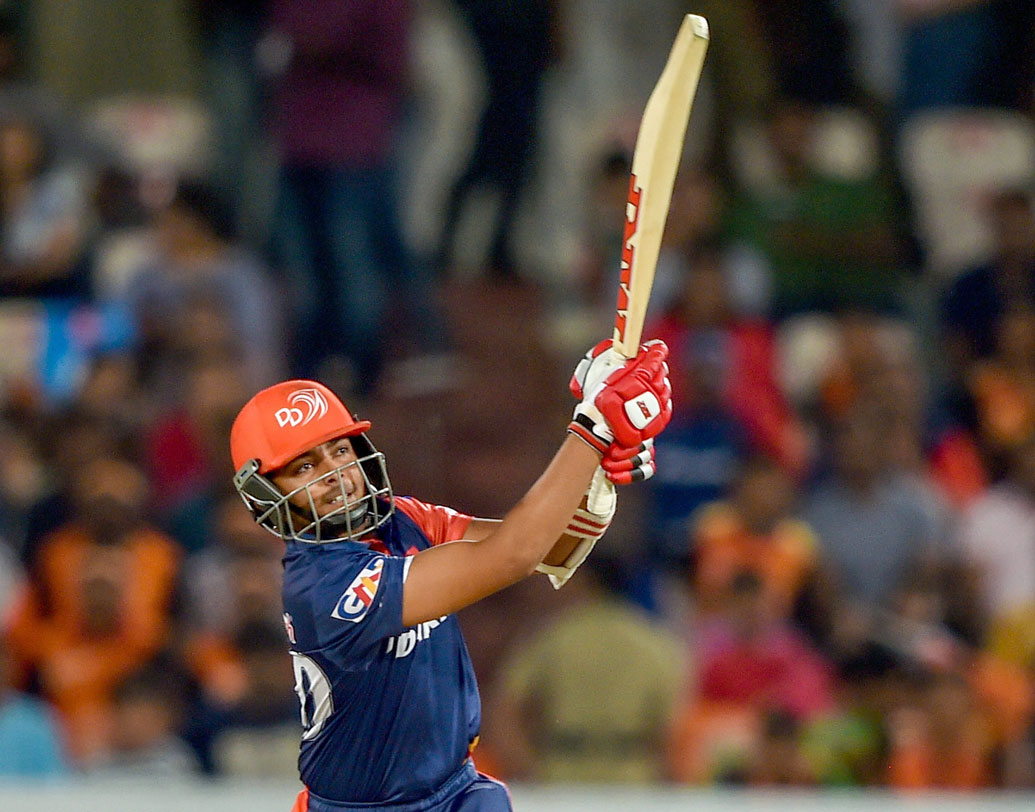 পৃথ্বী শ: দলের ইন ফর্ম ব্যাটসম্যান। সানরাইজার্সের বিরুদ্ধে শেষ ম্যাচের টপ স্কোরার। ছবি: পিটিআই।