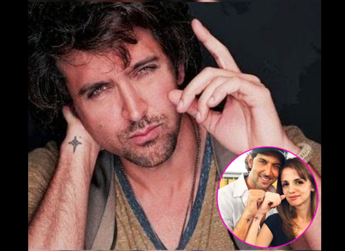 যতই বিচ্ছেদ হয়ে যাক না কেন, সুজান খানের সঙ্গে সম্পর্কে যেন এখনও ছেদ পড়েনি হৃতিক রোশনের। দু’জনে এখনও বাচ্চাদের নিয়ে একসঙ্গে ছুটি কাটাতে যান। ১৩ বছর একসঙ্গে থাকাকালীনই নিজের ডান কব্জিতে স্টার ট্যাটু করেছিলেন হৃতিক। আর সুজানও কম যান না। সঙ্গে সঙ্গে নিজের বাঁ-কব্জিতে সেই স্টার আঁকিয়ে ফেললেন। ছবি: সংগৃহীত।