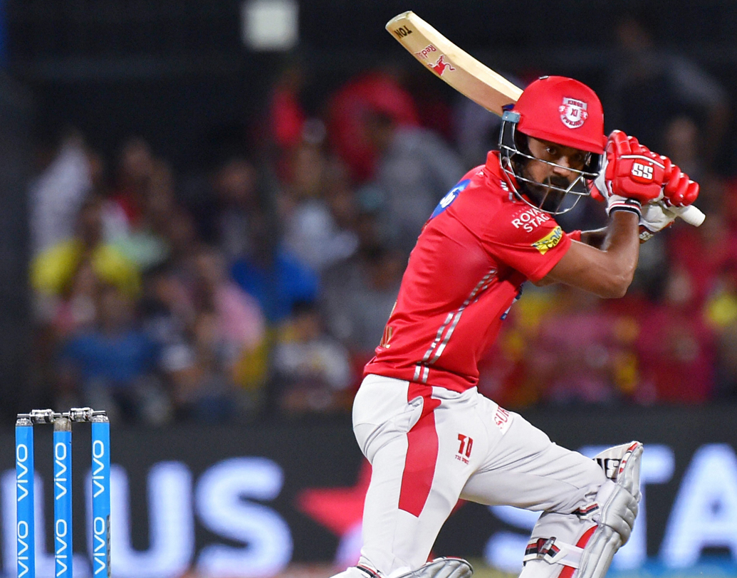 লোকেশ রাহুল: পঞ্জাবের ইন ফর্ম ব্যাটসম্যান। প্রায় প্রতি ম্যাচে রান করেছেন। প্রায় একার হাতে টানছেন পঞ্জাবের ব্যাটিং। ছবি: পিটিআই।