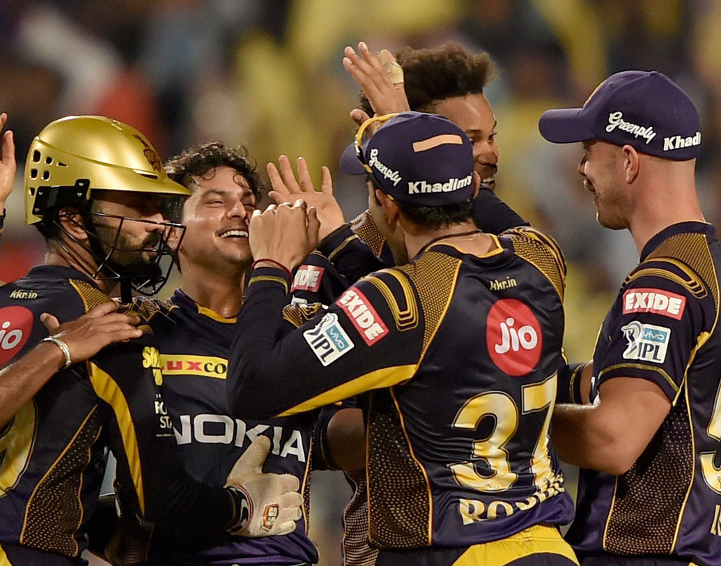 বুধবার সন্ধ্যা ৭টায় ইডেনে প্রথম এলিমিনেটরে মুখোমুখি হবে কলকাতা নাইট রাইডার্স এবং রাজস্থান রয়্যালস। ছবি: পিটিআই।