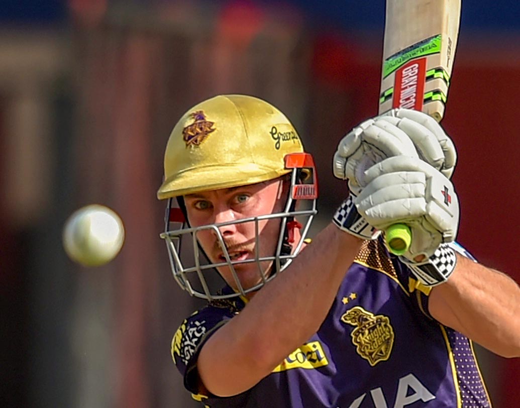 ক্রিস লিন: ওপেনিংয়ে ফর্মে থাকা লিনের পরিণত ব্যাটিং আজ বড় ভরসা নাইটদের। ছবি: এএফপি।