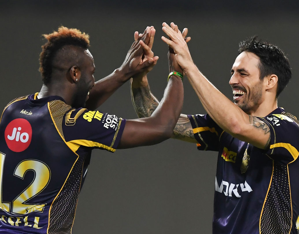 পেস বিভাগ নিয়ে আর একটু পরিশ্রম করতে হবে নাইটদের। একেবারেই ফর্মে নেই মিচেল জনসন। ভরসা দিতে ব্যর্থ টম কুরানও। এঁদের বদলে ক্যামরন ডেলপোর্টকে খেলানো যেতে পারে। খেলানো যেতে পারে তরুণ প্রসিদ্ধ কৃষ্ণকেও। ছবি: এএফপি।