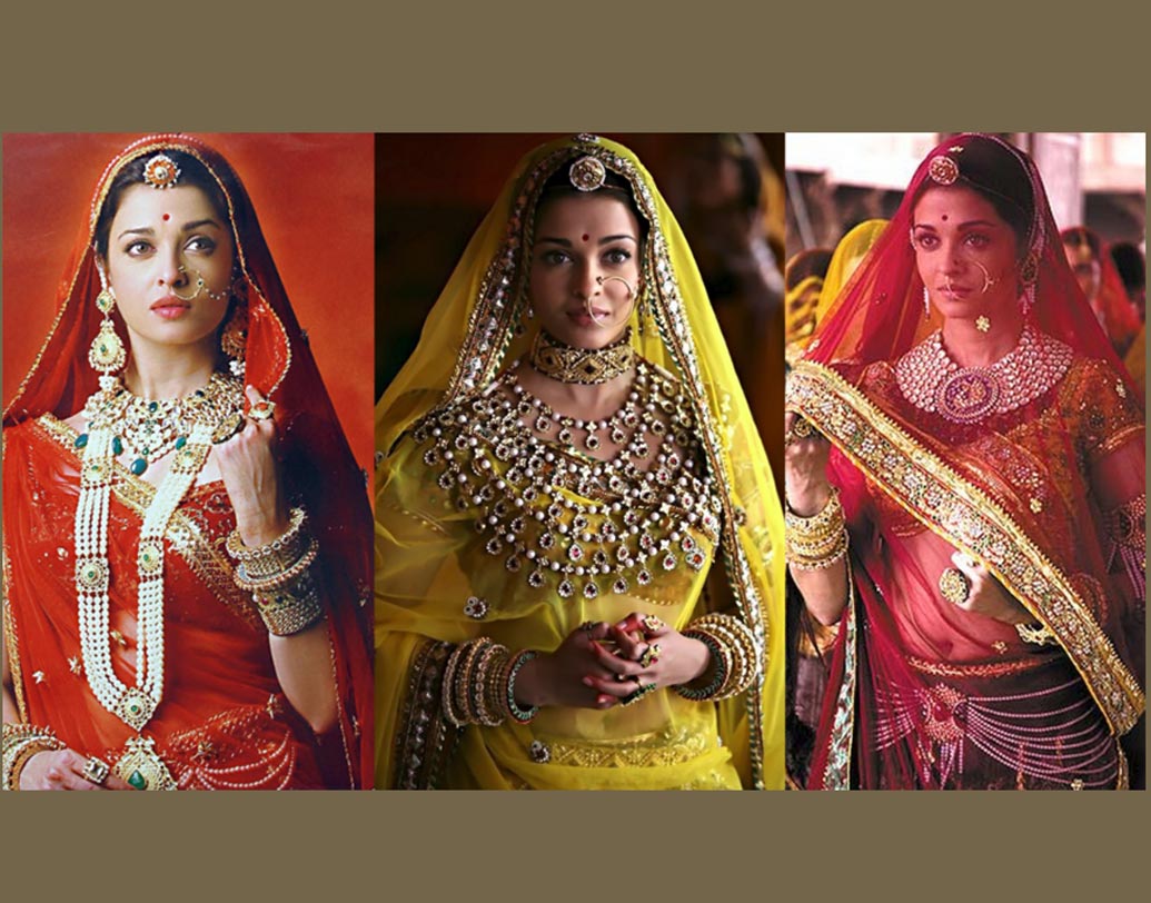 ঐশ্বর্য রাই: আশুতোষ গোয়ারিকরের ‘যোধা আকবর’ ছবিতে ঐশ্বর্য রাইয়ের পোশাকের ওজনও ছিল বেশ বেশি। ৪০০ কিলোগ্রাম সোনা এবং নানা রকম দামি পাথর গিয়ে ডিজাইন করা লেহঙ্গাগুলিতে মোগল যুগের বৈশিষ্ট্য ফুটিয়ে তোলা হয়েছিল। দু’শ জন কর্মী ৬০০ দিন ধরে ডিজাইন করেছিলেন পোশাকগুলো।