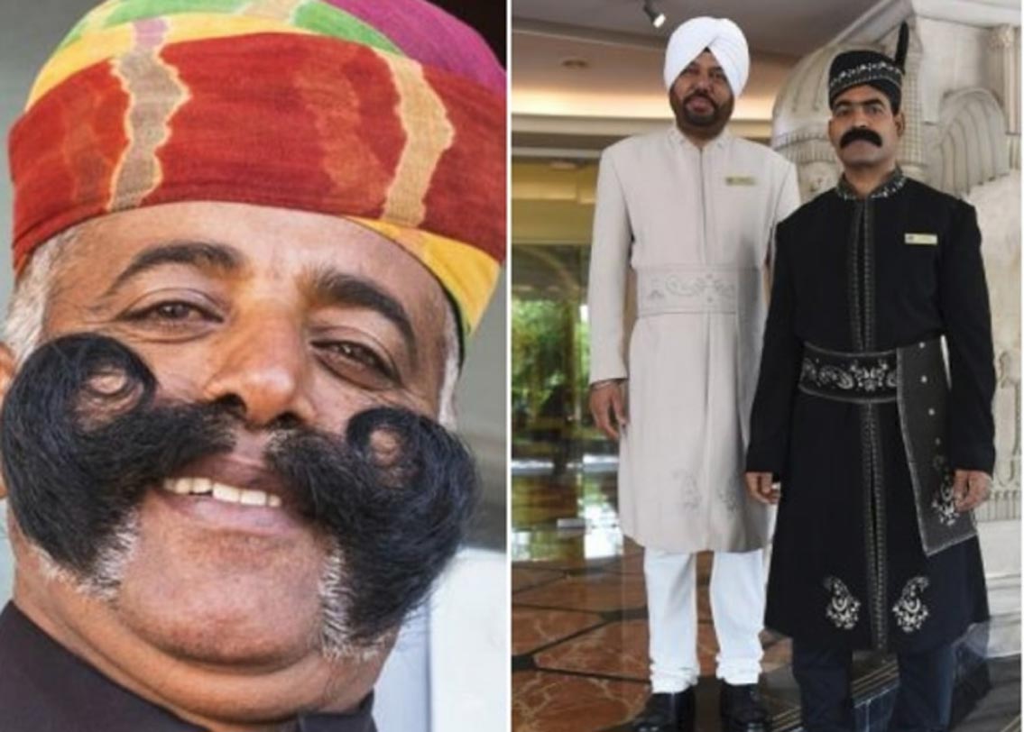 গোঁফওয়ালা দ্বাররক্ষক: যাঁরা রাজস্থান গিয়েছেন তাঁরা এই পেশার সঙ্গে ভীষণই পরিচিত। হোটেলে ঢোকার মুখেই দেখে থাকবেন জব্বর পাকানো গোঁফ নিয়ে দরজা আগলে দাঁড়িয়ে থাকেন এই দ্বাররক্ষকরা। এখন শহর কলকাতাতেও হোটেল, রেস্তরাঁর বাইরে এমন দ্বার রক্ষকের দেখা মেলে।