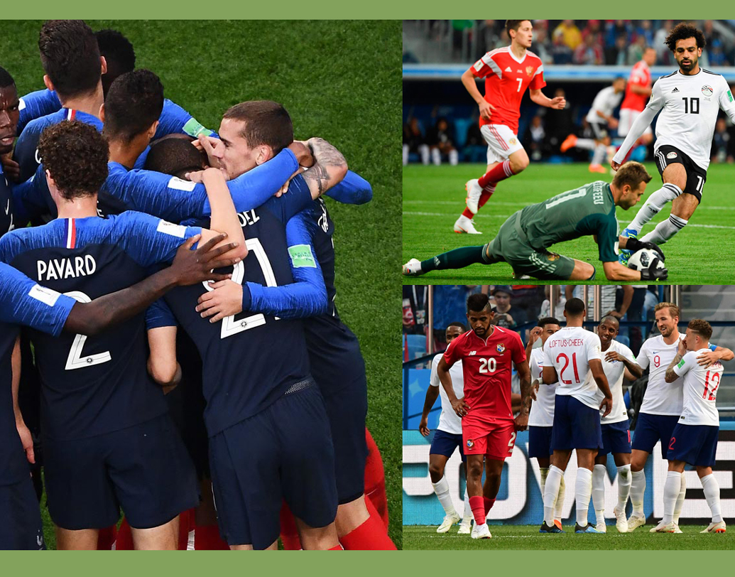 ফলে এক ম্যাচ বাকি থাকতেই ছয় দল— রাশিয়া, উরুগুয়ে, ফ্রান্স, ক্রোয়েশিয়া, ইংল্যান্ড, বেলজিয়াম পরের রাউন্ডে উঠে গিয়েছে। গ্রুপ পর্যায় টপকানোর আর কোনও সম্ভাবনাই নেই নয় দল— সৌদি আরব, মিশর, মরোক্কো, পেরু, পোল্যান্ড, কোস্টা রিকা, দক্ষিণ কোরিয়া, পানামা, টিউনিশিয়ার।