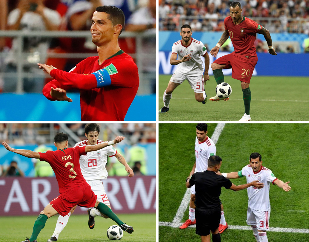 সোনার বুটের দৌড়ে তিনি রয়েছেন প্রথম থেকেই। আর তাই ক্রিশ্চিয়ানো রোনাল্ডোর ভক্তরা তাকিয়ে ছিলেন ইরান ম্যাচের দিকে। আশা করেছিলেন তাঁর পায়ের জাদু দেখার জন্য। কিন্তু, হতাশ করেছেন তিনি। মিস করেছেন পেনাল্টির সুযোগ। ইরান ম্যাচে রোনাল্ডো মোটেই সেরা নন। তা হলে কে সেরা, কে-ই বা সব থেকে খারাপ খেললেন।