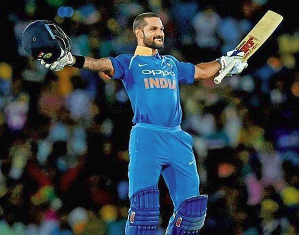 শিখর ধওয়ন: গত ম্যাচে রোহিতের সঙ্গে টি২০-তে দেশের অন্যতম সেরা ওপেনিং পার্টনারশিপ করেছেন। ৪৫ বলে ৭৪-এর পথে ছিল ৫ করে চার ও ছক্কা। ফাইল চিত্র।