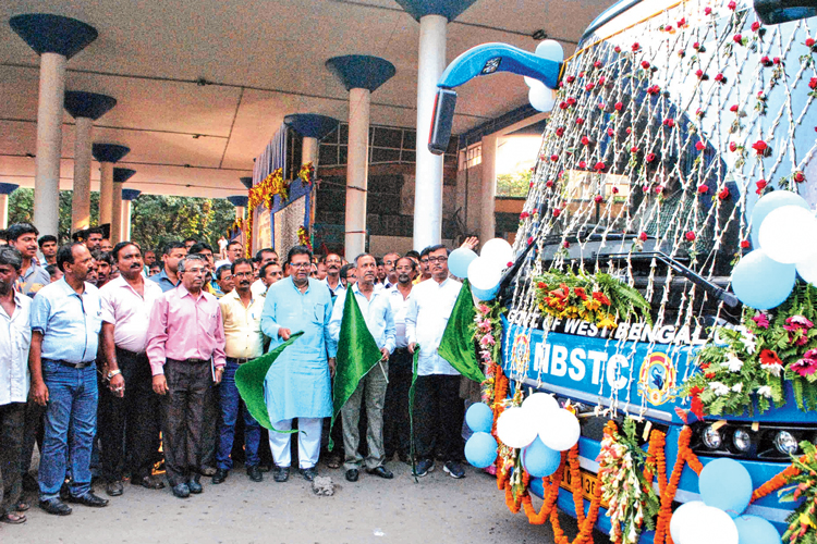 NBSTC started Siliguri to Kolkata Volvo bus service