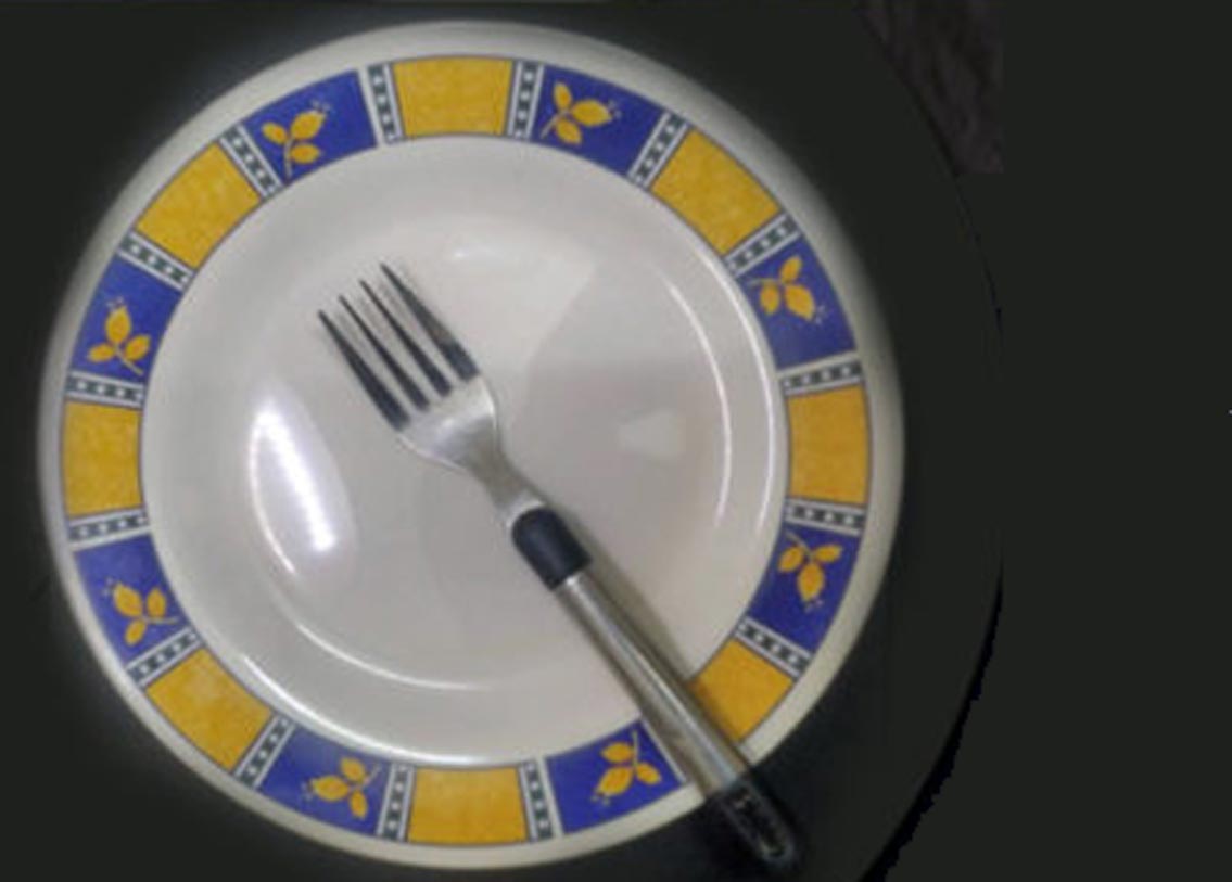 খাবার ভীষণ পছন্দ হয়েছে। রোজকার খদ্দের হতে চান ওই রেস্তরাঁর। কী ভাবে বোঝাবেন রেস্তরাঁ মালিককে? ছবিতে যেমন দেখতে পাচ্ছেন, ঠিক এই ভাবে প্লেটের উপর কাঁটা চামচটা রেখে দিন।