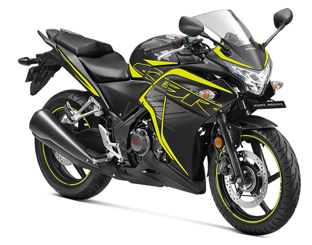 সিবিআর ২৫০-এর চারটে নতুন রঙ আনা হয়েছে। এতে রয়েছে ২৪৯ সিসির সিঙ্গল সিলিন্ডার লিকুইড কুলড ইঞ্জিন। ৬ গিয়ারবিশিষ্ট এই বাইকের সর্বোচ্চ গতি ১৩৫ কিলোমিটার প্রতি ঘণ্টা।