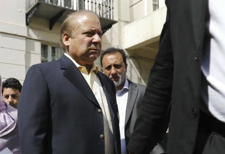 Attack on Nawaz Sarif outside his apartment in London dgtl