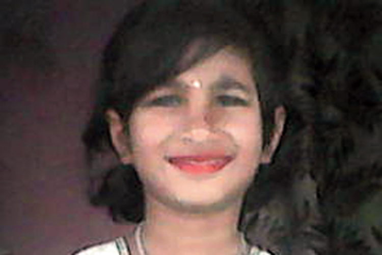 School girl died in accident