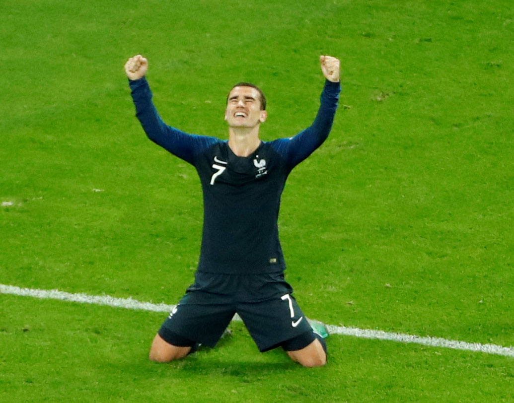 অঁতোয়া গ্রিজ়ম্যান: ফরাসি আক্রমণের অন্যতম বড় স্তম্ভ। আজ যত সহজে তিনি আক্রমণে যেতে পারবেন, ততই মঙ্গল দলের।