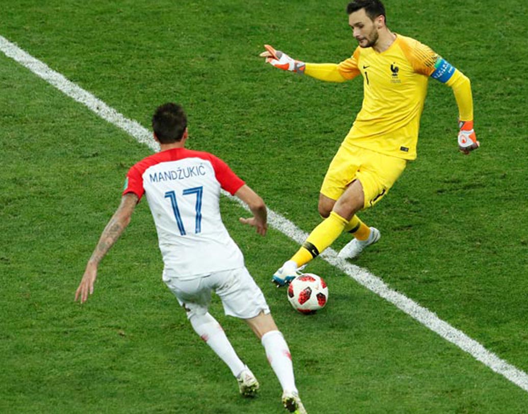 ৬৯ মিনিটে ম্যাচের ৬ নম্বর গোল। মাঞ্জুকিচ ক্রোয়েশিয়ার হয়ে করেন দ্বিতীয় গোল। ম্যাচের ফল দাঁড়ায় ৪-২।