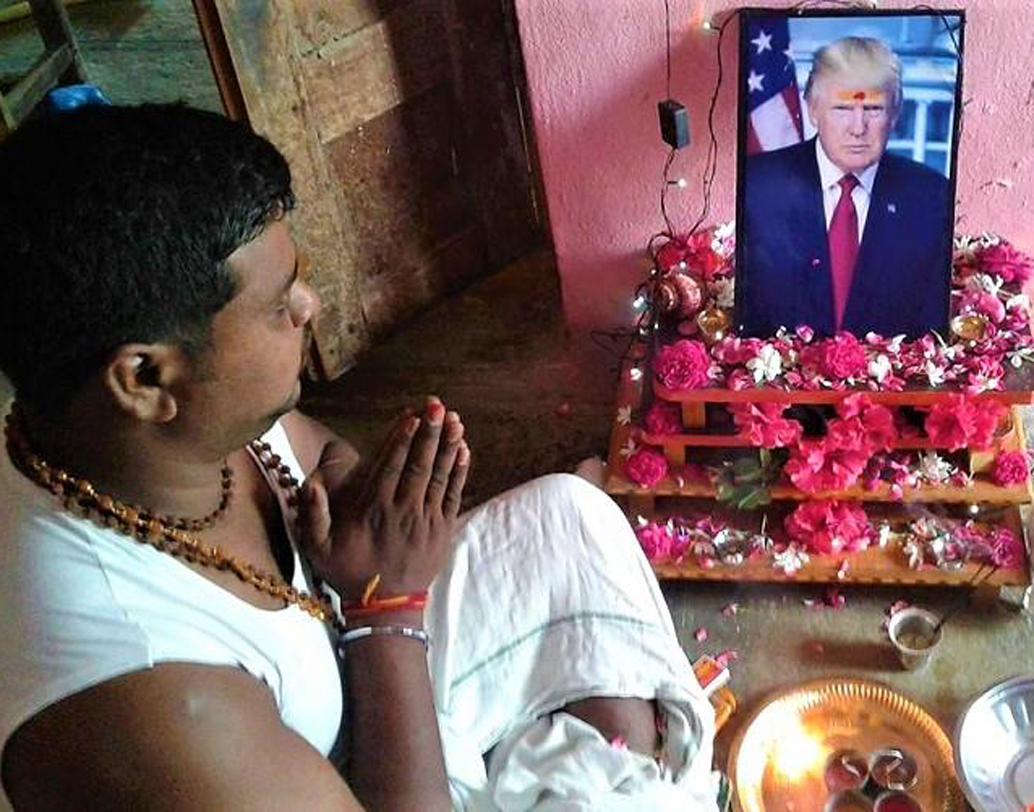 তবে ট্রাম্পের কেবল মানসিক দৃঢ়তাই নয়, ওয়ার্ল্ড রেসলিং এন্টারটেনমেন্টে (ডব্লিউ ডব্লিউ ই) ট্রাম্প অংশ নেওয়ার পর থেকে তাঁর শারীরিক শক্তি নিয়েও দরাজ প্রশংসা করেন এই কৃষক।